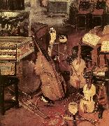 BRUEGHEL, Jan the Elder The Sense of Hearing (detail) d oil